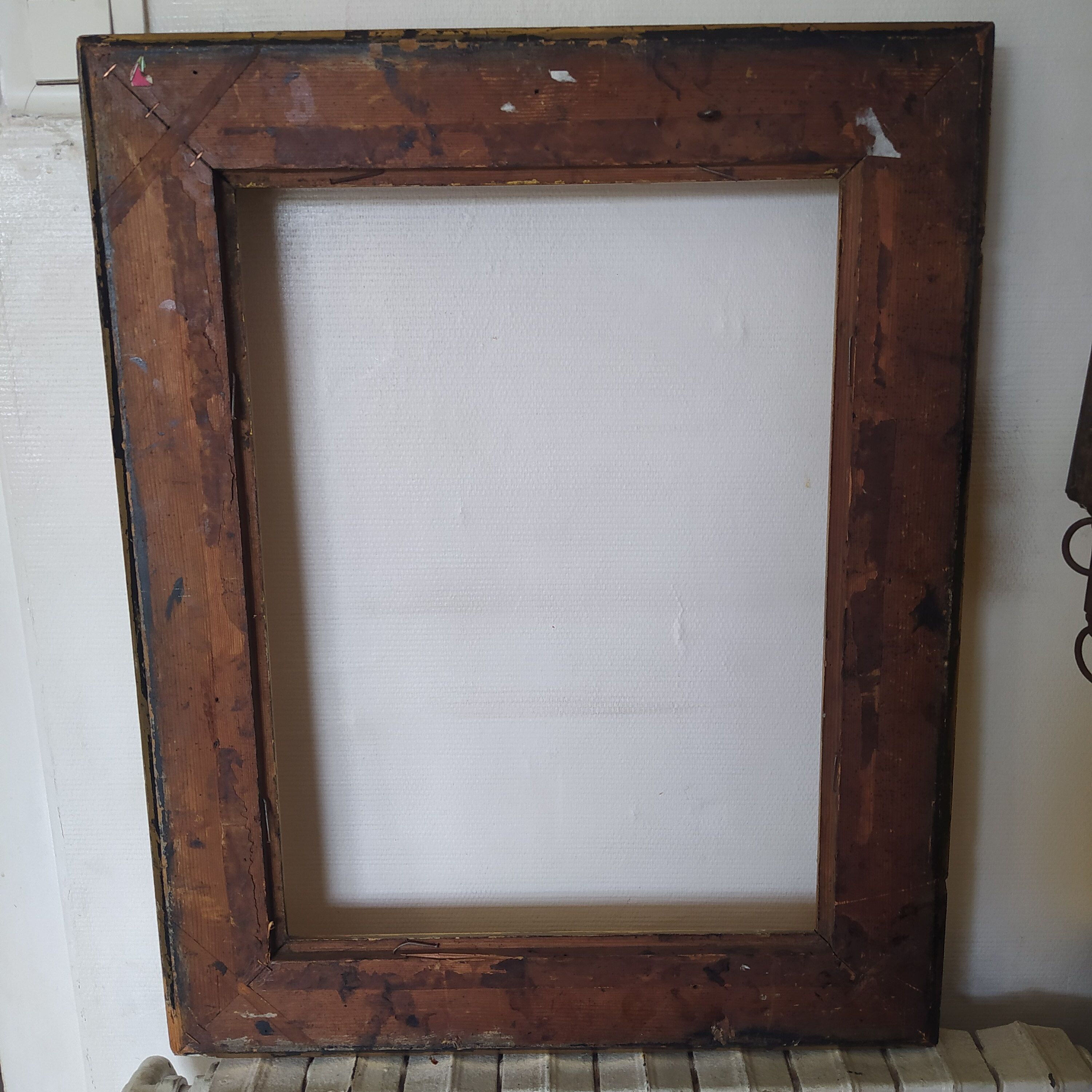 Louis XVI frame in gilded wood 18th