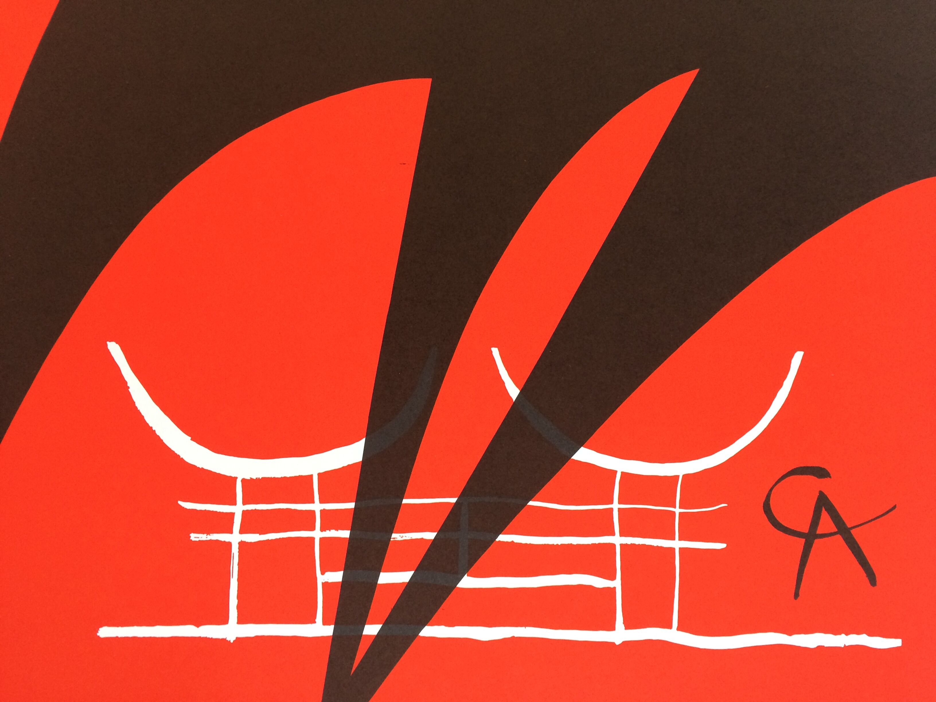 Alexander Calder Maeght Foundation, 1974. Original poster in lithography