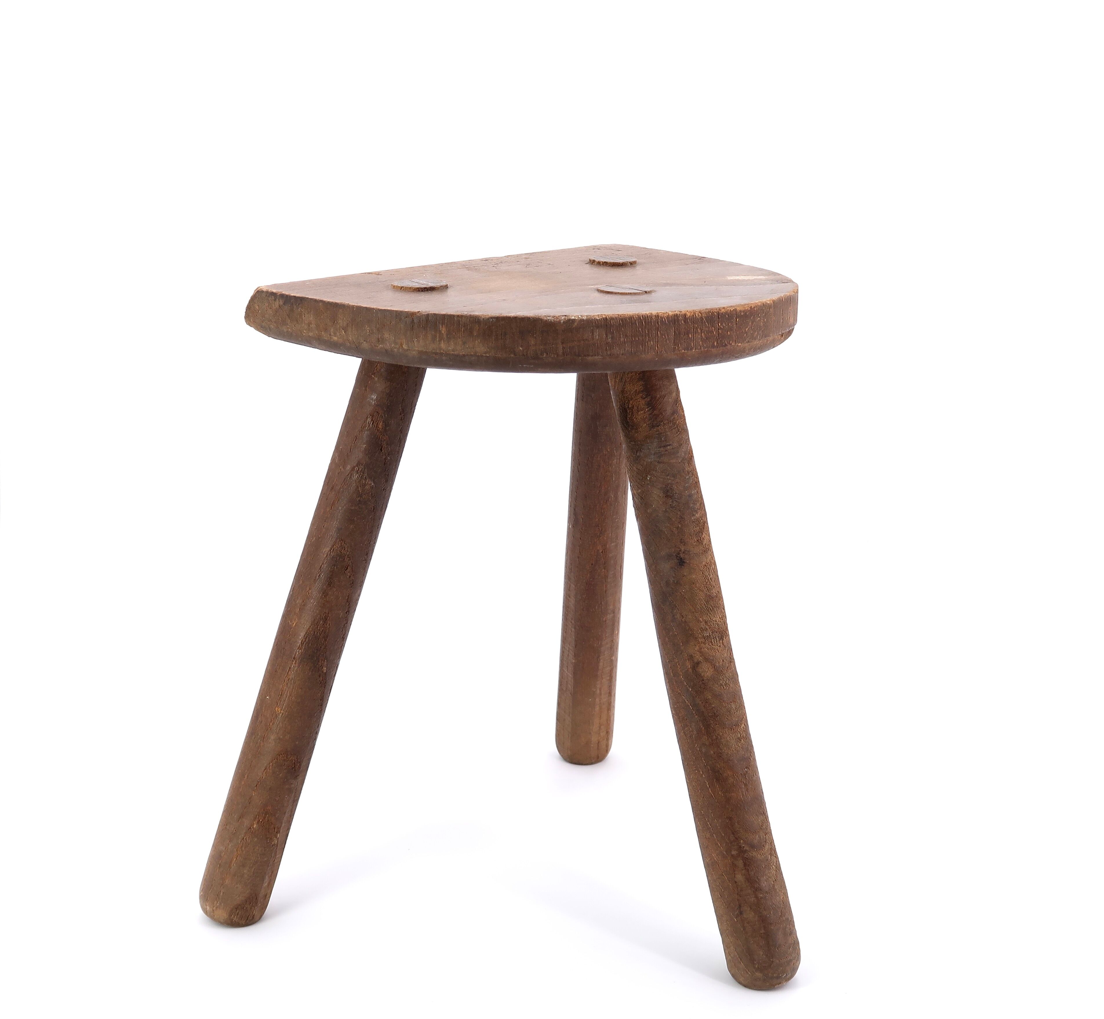 Wooden tripod stool, 1950s