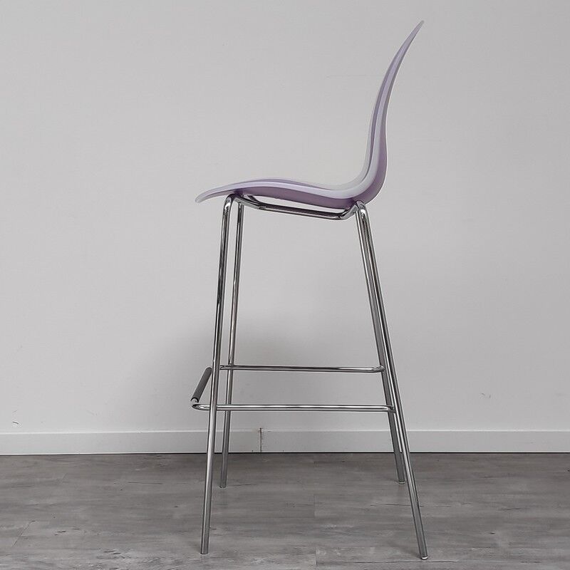 Casprini 3x2 bar stool purple