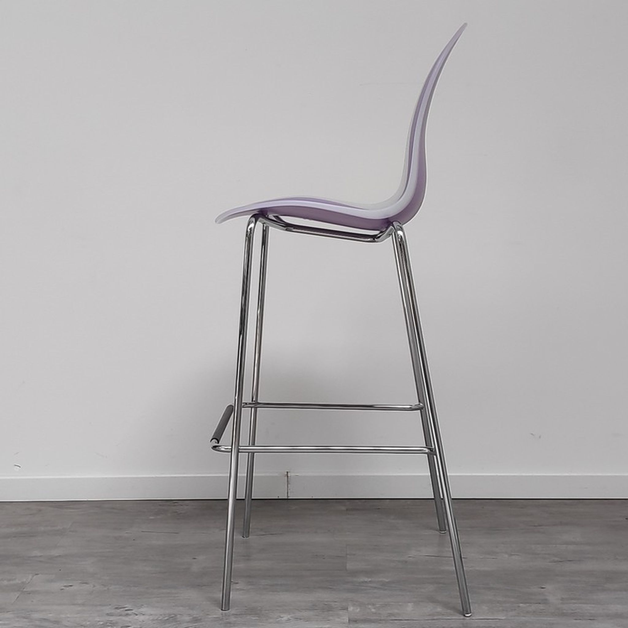 Tabouret casprini 3x2 bar mauve