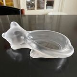 Empty frosted crystal cat pocket