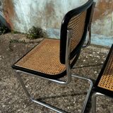 Set of 4 Cesca chairs by Marcel Breuer