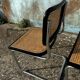 Set of 4 Cesca chairs by Marcel Breuer