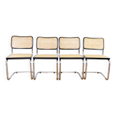 Set de 4 chaises Marcel Breuer B32 années 70