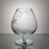 6 verres à cognac en cristal