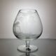 6 crystal cognac glasses