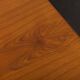 Teak and oak double-sided desk with X-shaped legs