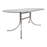 Smoked glass table 1970
