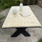 Table bois ancienne rénovée