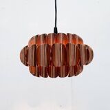 Copper pendant lamp Swiss type 810 modern mid-century by Hans Zender for Temde
