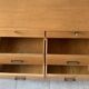 Large vintage 6-drawer chest of drawers from the 50s in oak.