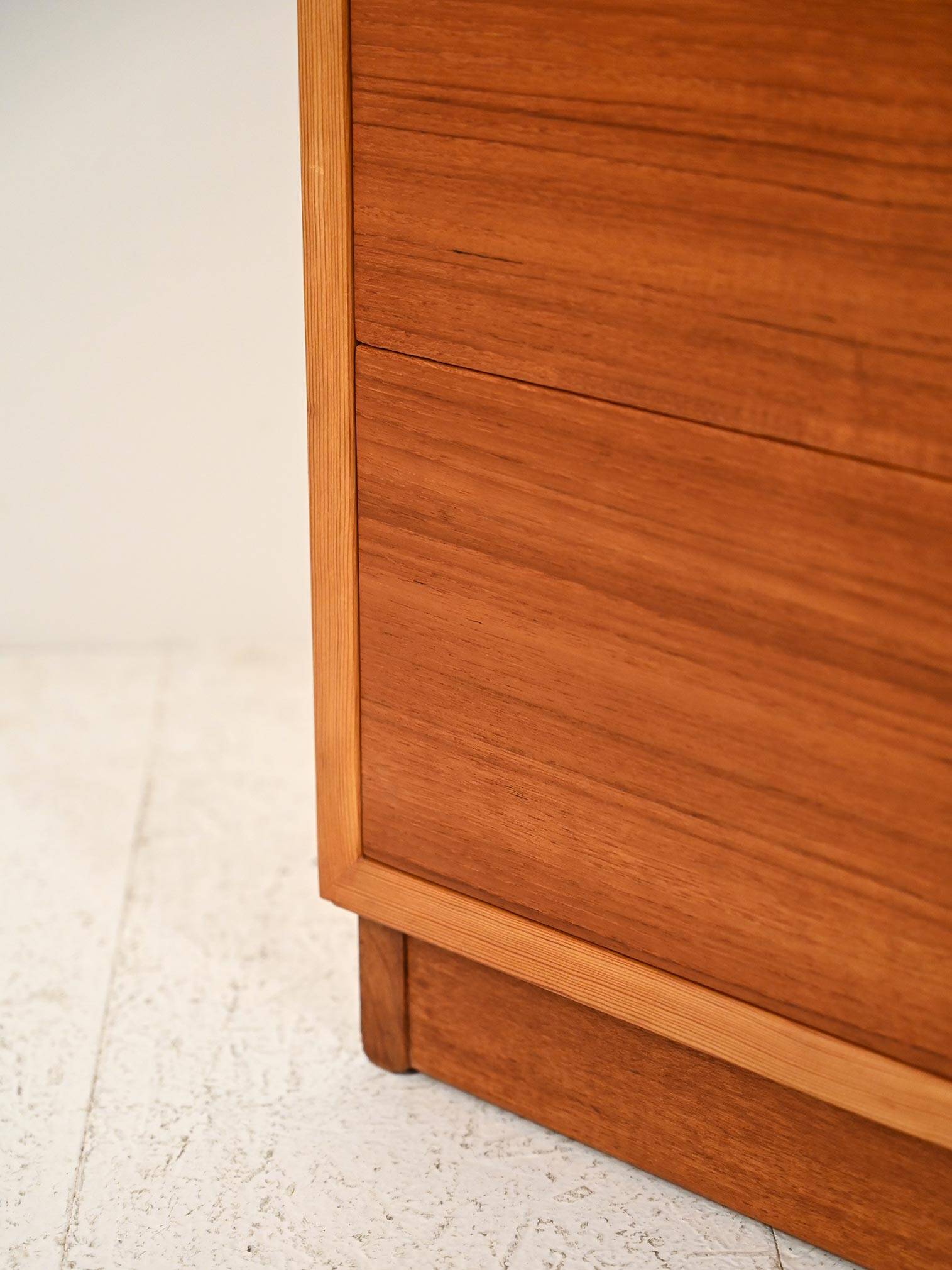 Commode en hêtre danois et teck par Børge Mogensen