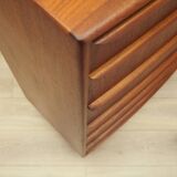 Teak chest of drawers, Danish design, 1970s, production: Denmark