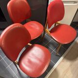 3 chaises Pégase Edition Baumann 1960)