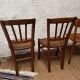 4 vintage bistro chairs