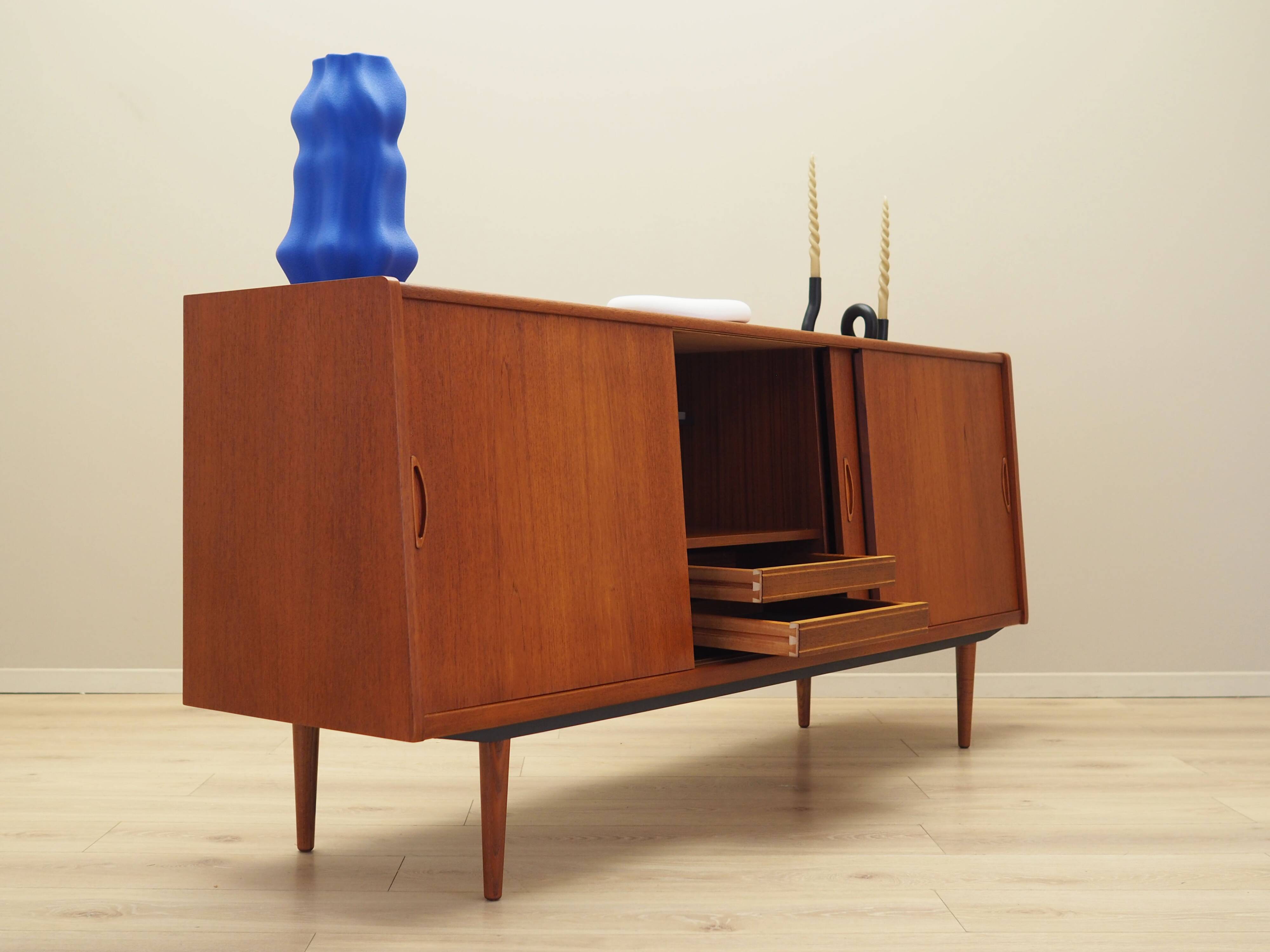 Teak sideboard, Danish design, 1970s, production: Denmark