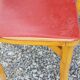 Lot of 4 vintage red chairs