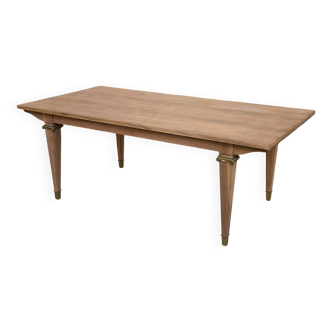 Table à manger impériale extensible en chêne brut 300cm