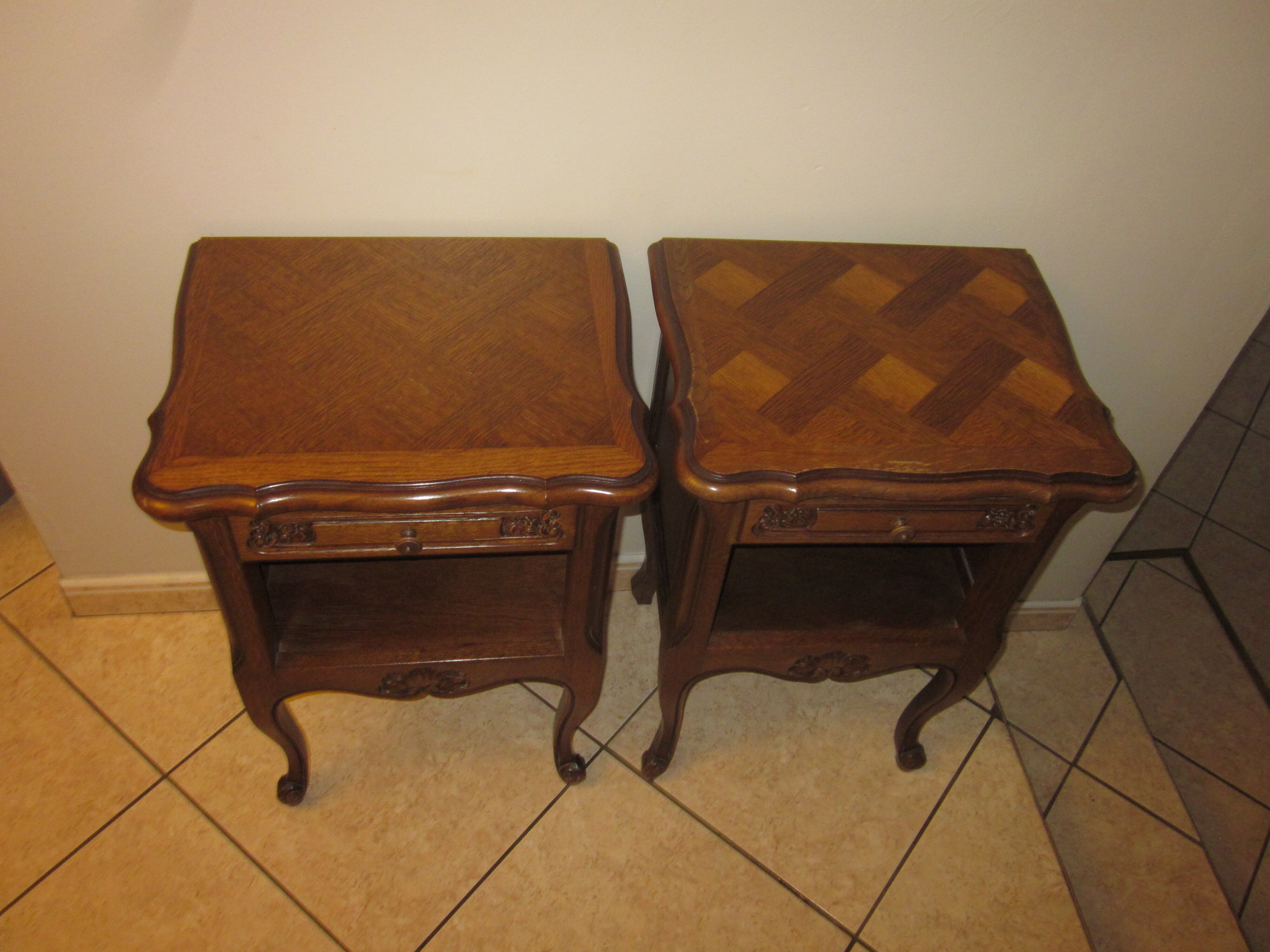 Louis style bedside pair 15