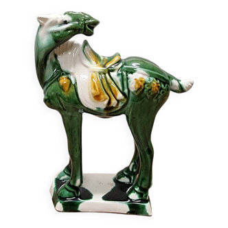 Ceramic Vintage Tang Style Horse Mid 20th Century