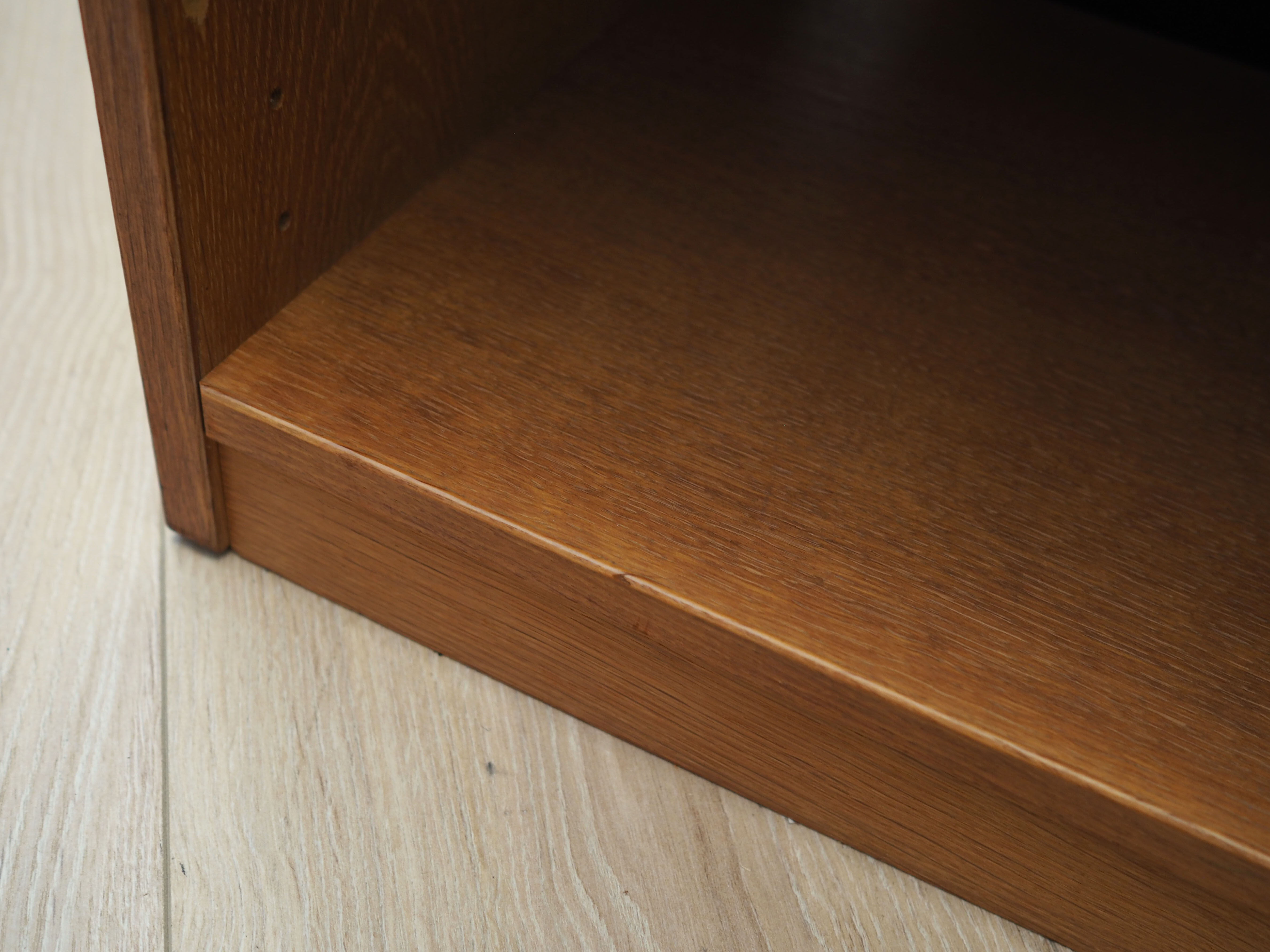 Oak bookcase, Danish design, 1970s, manufactured by ÆJM Møbler