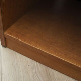 Oak bookcase, Danish design, 1970s, manufactured by ÆJM Møbler