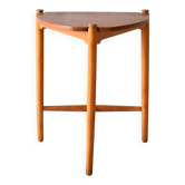 Table basse scandinave vintage en teck, années 1950-60