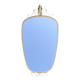 Antique wall mirror in gold metal – Free form –