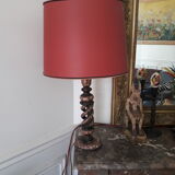 A bohemian-style lamp