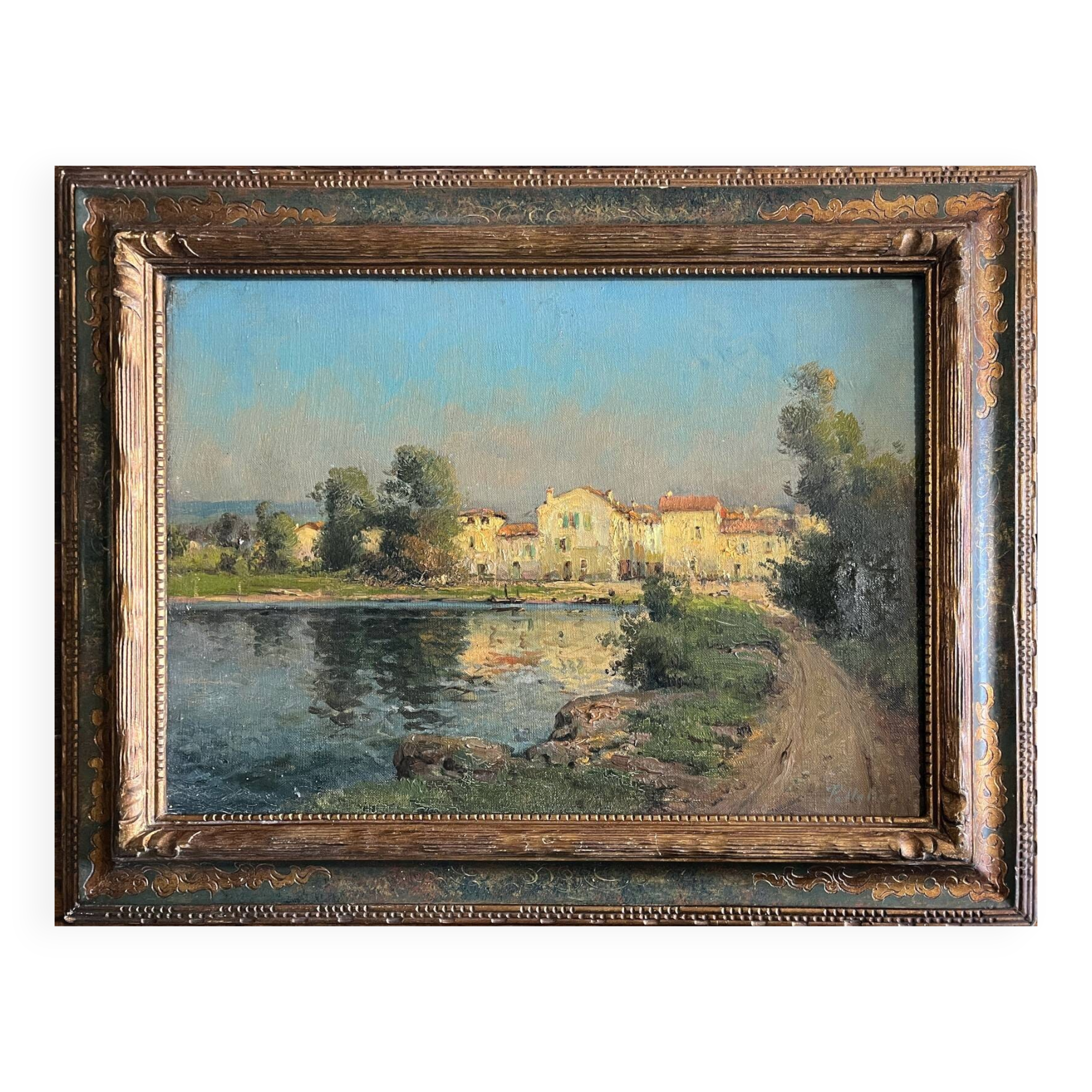 Tableau HST Pelletier cf. Eloi Georges Colette BOUVARD "Animated Village"