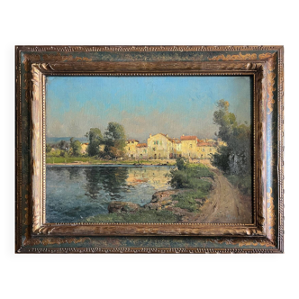 Tableau HST Pelletier cf. Eloi Georges Colette BOUVARD "Animated Village"