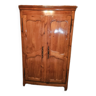 Petite armoire patine caramel