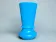 Blue opaline vase, "fair opaline"