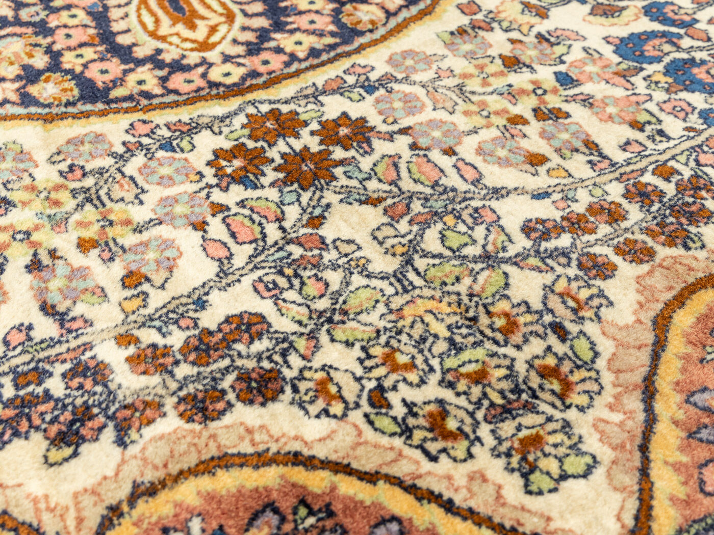 Tapis Ghom des années 1960 186 x 293
