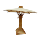 Lampe en bambou parasol design