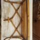 Rattan coat rack