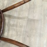 4 old wooden bistro chairs