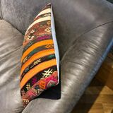 Vintage Orange Lumbar Cushion Cover 40x60cm