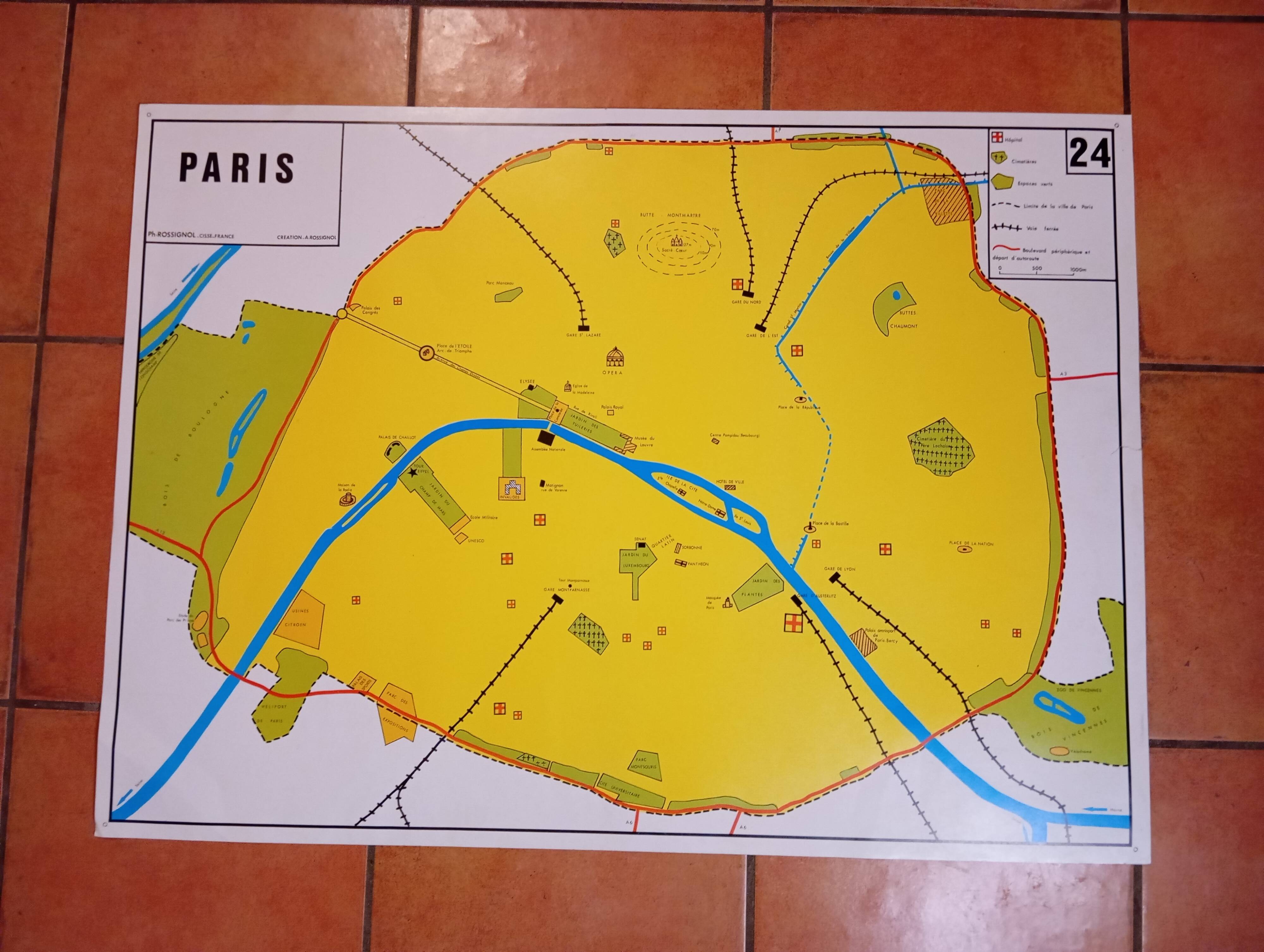 “paris” & “paris region” school map