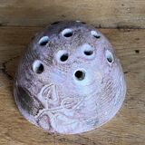 Handmade pottery flower pick