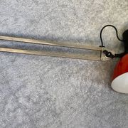 Lampe d'architecte rouge   patented  finlande