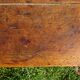 Rustic kneading trough in solid oak, removable lid and base.