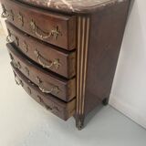 20th century rosewood and mahogany chest of drawers