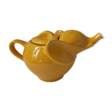 Orange-yellow elephant teapot