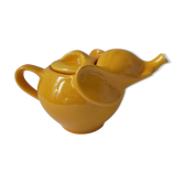 Orange-yellow elephant teapot
