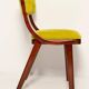 Chaise Mid-Century Moderne, Velours Vert Citron, FR Dedar, Pologne, Années 1960