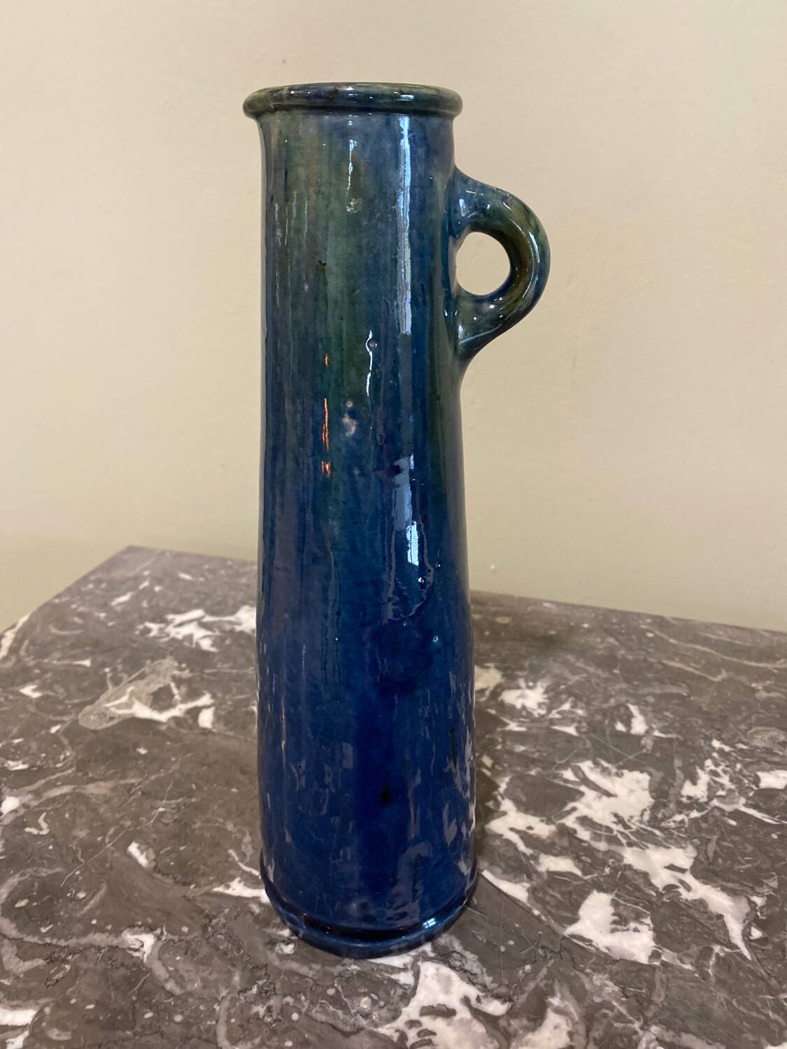 Glazed stoneware vase