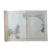 Carte marine - L'ile d'Elbe - De Popolonia à l'île Troja - Italie