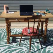 Table bureau en chêne masssif